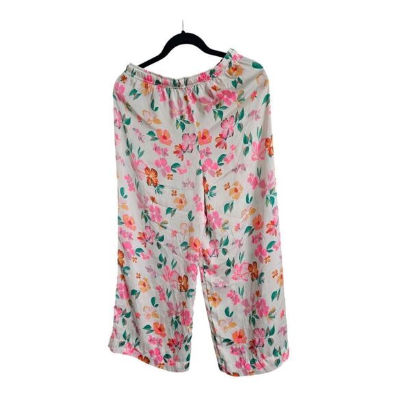 J. CREW Silky Floral Pajama Bottom -‎  Size Large Petite - Picture 2 of 6
